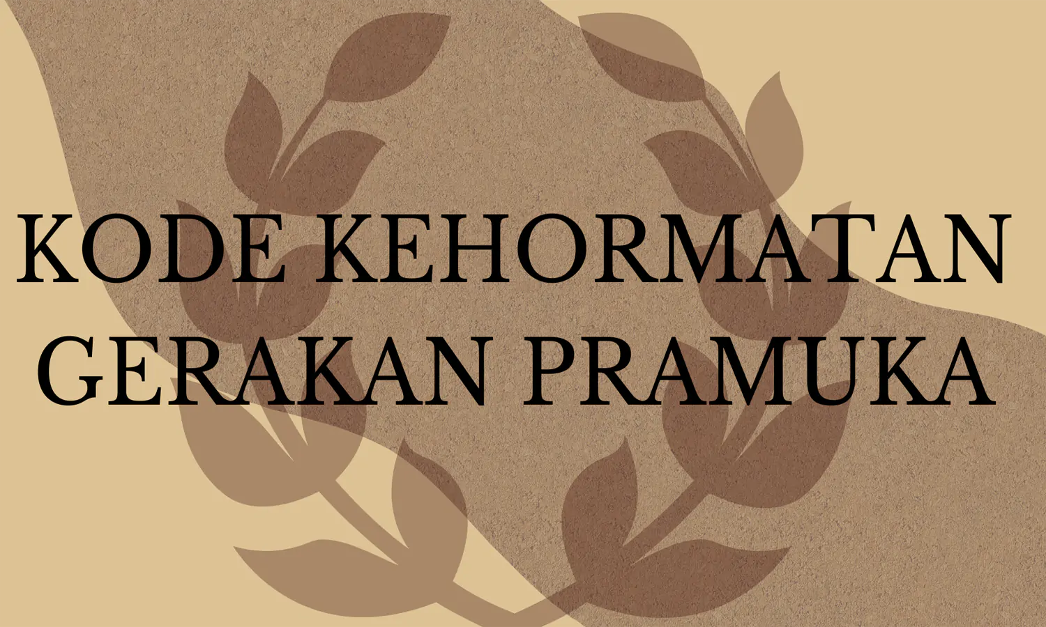 Kode Kehormatan Pramuka